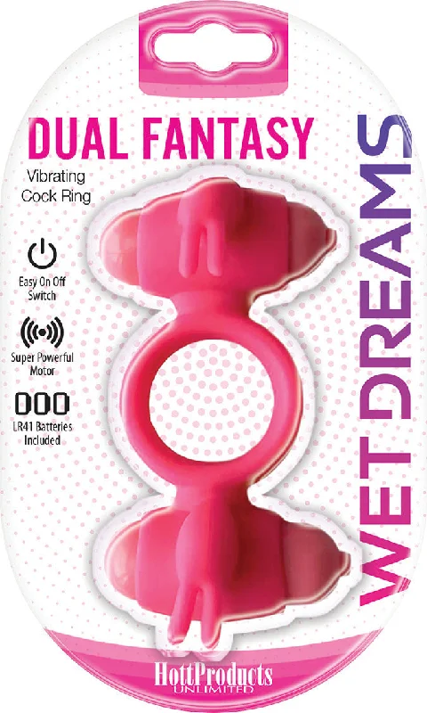 cock ring with modern tech-Double Motor Vibrating Cock Ring for Ultimate Fun