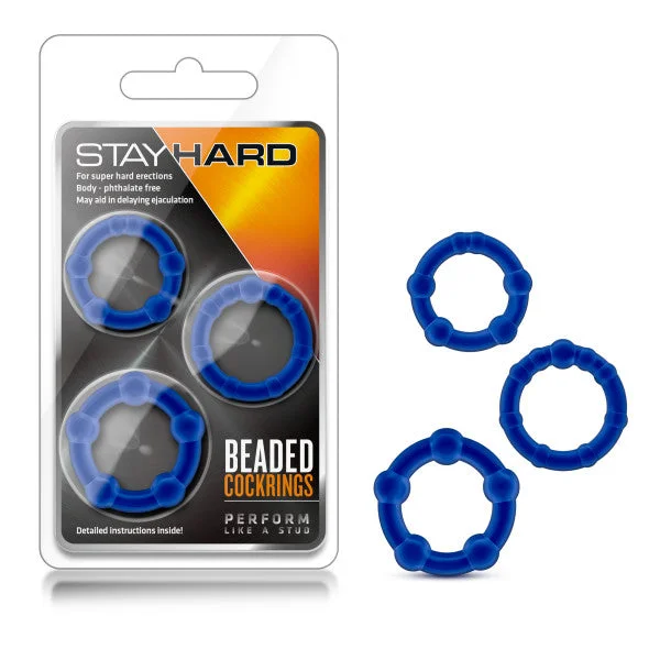 cock ring size ideas-Stay Hard Beaded Cockrings-(bl-00013)