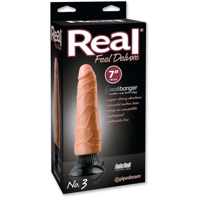 black veined dildo-Real Feel Deluxe Wallbanger No. 3