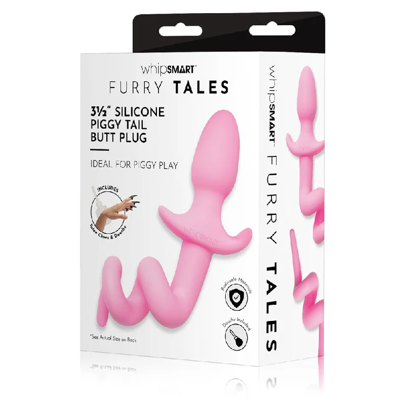 Anal toys for anal peace-WhipSmart Furry Tales 3.5 Inch Silicone Piggy Tail Butt Plug