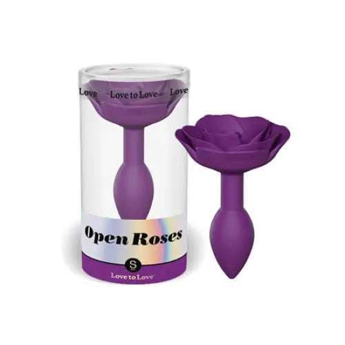 Anal toys for solo thrill-Love to Love Open Roses Silicone Anal Plug