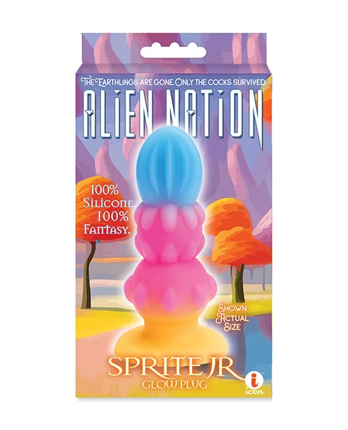 black ribbed dildo-Alien Nation Sprite Jr.