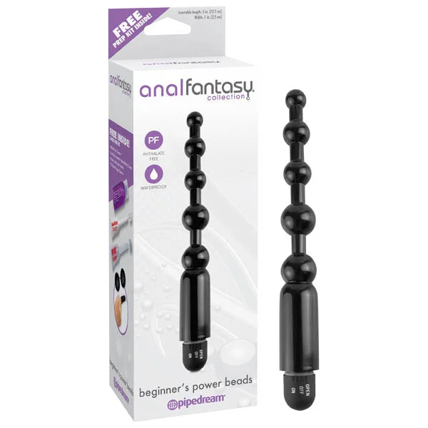 Anal toys with subtle vibe-Anal Fantasy Collection Beginner's Power Anal Beads