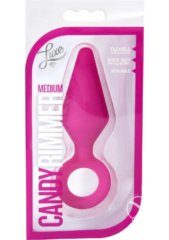 Anal toys for budget buyers-Luxe Candy Rimmer Medium Fuchsia