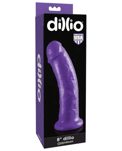 pink small dildo-Dillio 8" Dillio - Purple