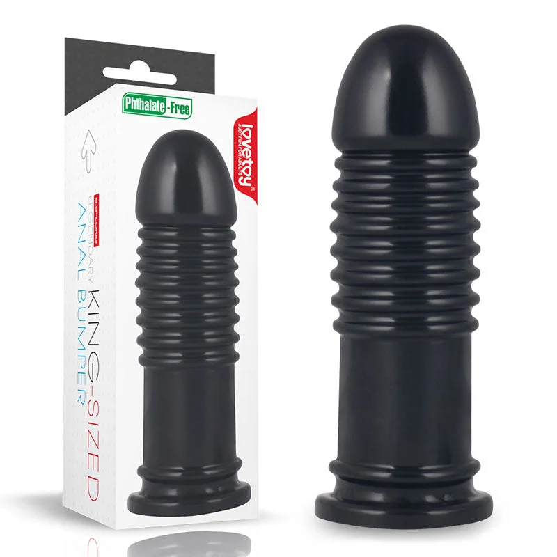 Anal toys with budget price-King Sized 8'' Anal Bumper Butt Plug Dildo