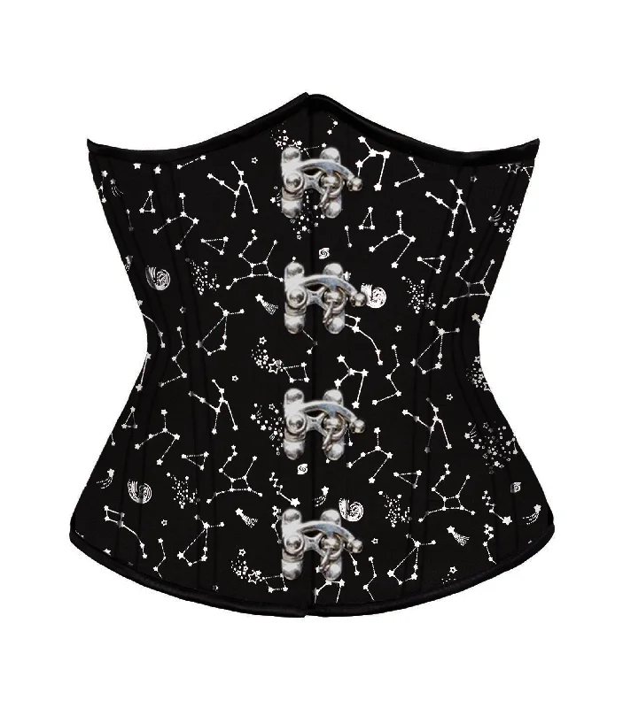 corset dress for evening gown-Constellation Cotton Waist reducing  Underbust Corset