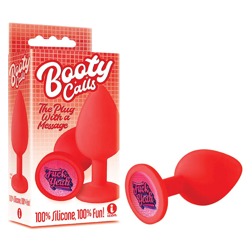 Anal toys with sleek finish-The 9's Booty Calls Butt Plug - Fuck Yeah