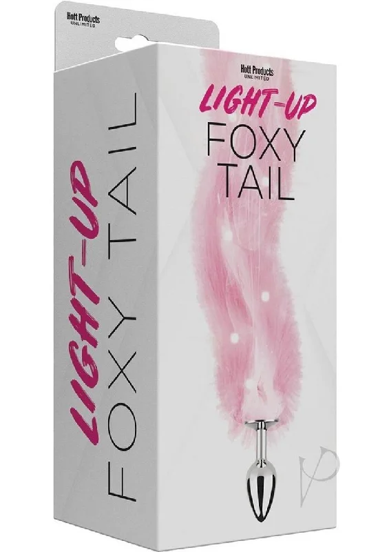 Anal toys for intimate playtime-Foxy Tail Butt Plug Pink