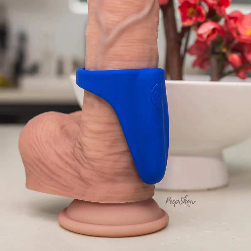 cock ring material info-Admiral Soft-Silicone Vibrating Perineum Massager & Ring