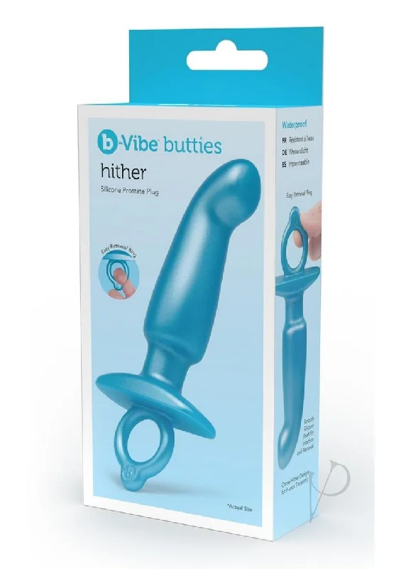 Top-rated anal toys 2025-B-vibe Hither Plug Blue