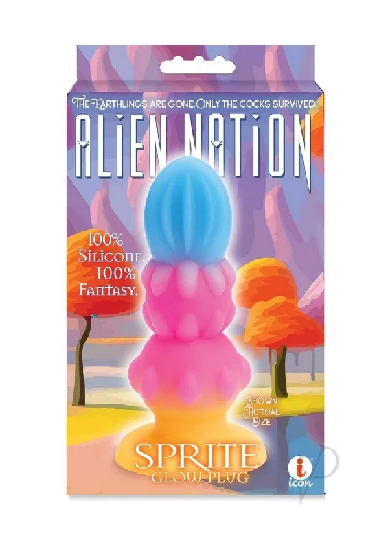 Durable anal toys materials-Alien Nation Sprite Blu/pnk