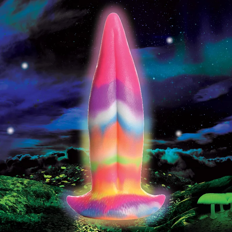 advanced strap-on dildo-Unicorn Kiss Unicorn Tongue Glow-in-the-dark Silicone Dildo