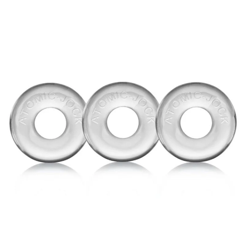 cock ring for couple fun-Oxballs Ringer Cock Ring 3 Pack Clear