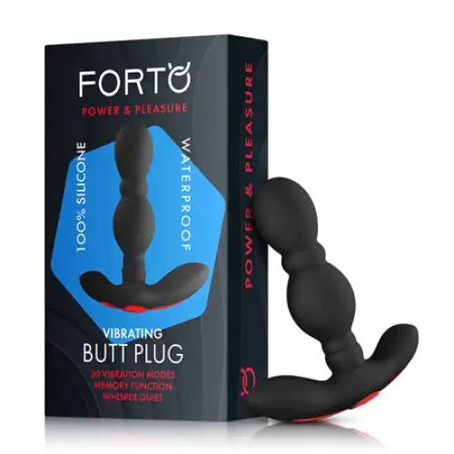 Anal toys for quick delivery-Forto Vibrating Anal Plug Rechargeable Silicone