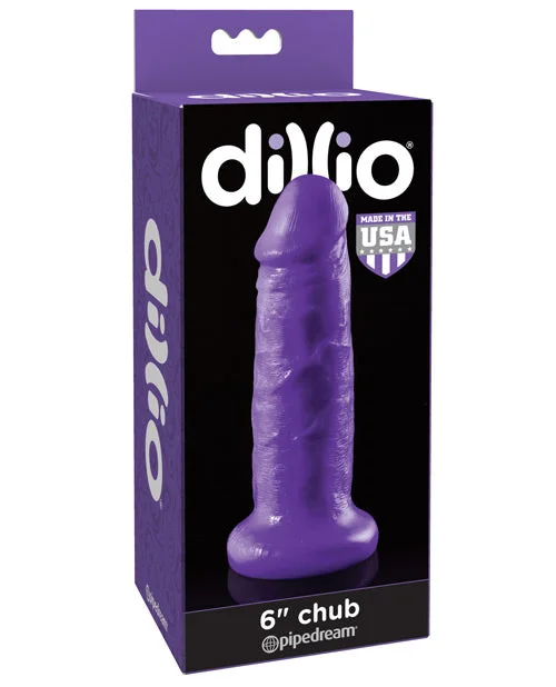 red smooth dildo-Dillio 6" Chub - Purple