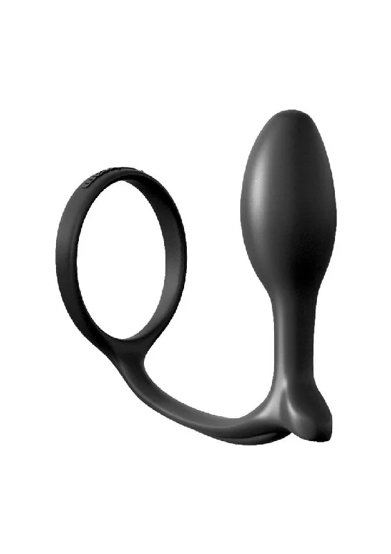 Anal toys for remote play-Anal Fantasy Collection Ass-Gasm Cock Ring Beginners Silicone Plug Slim