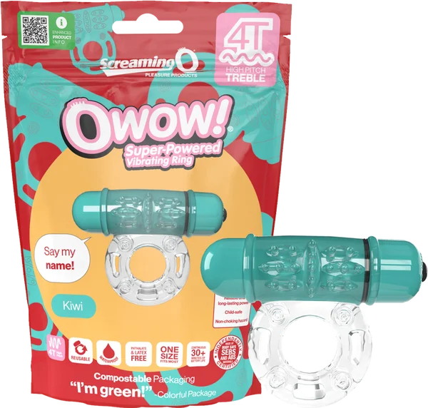 cock ring for bedroom fun-Owow 4T High Pitch Treble (Kiwi)