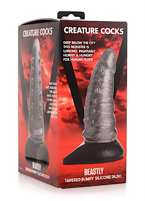 curved small dildo-Creature Cocks ''Beastly'' Dildo 8.25in