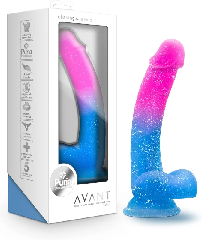 firm rubber dildo-AVANT BI SILICONE DILDO