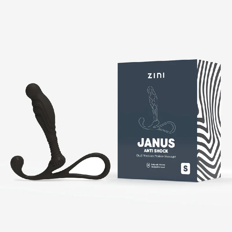 Anal toys for couple peace-Zini Janus Anti Shock Butt Plug - Prostate Massager Small