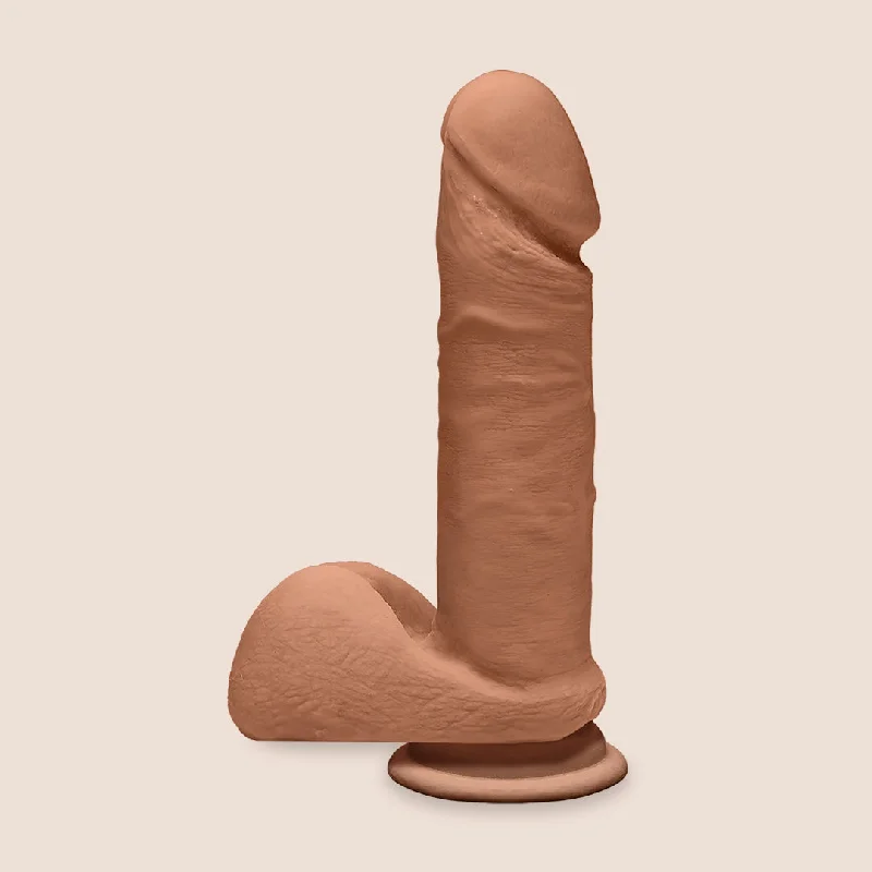 textured flexible dildo-The D™ Perfect D - 7 Inch with Balls - ULTRASKYN | dual density ultra realistic dildo