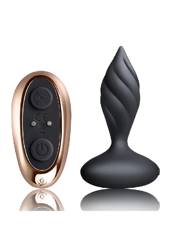 Anal toys for advanced play-Desire Rechargeable Silicone Anal Plug with Remote Control