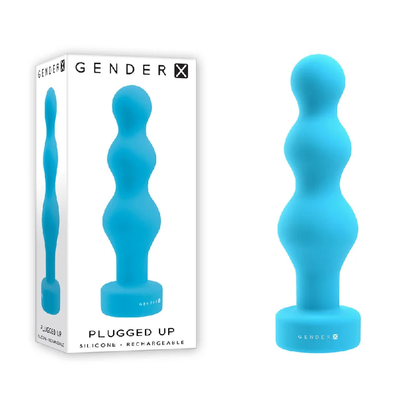 Anal toys for calm play-Gender X PLUGGED UP Vibrating Anal Butt Plug