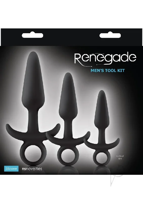 Anal toys for secret fun-Renegade Mens Tool Kit Anal Black