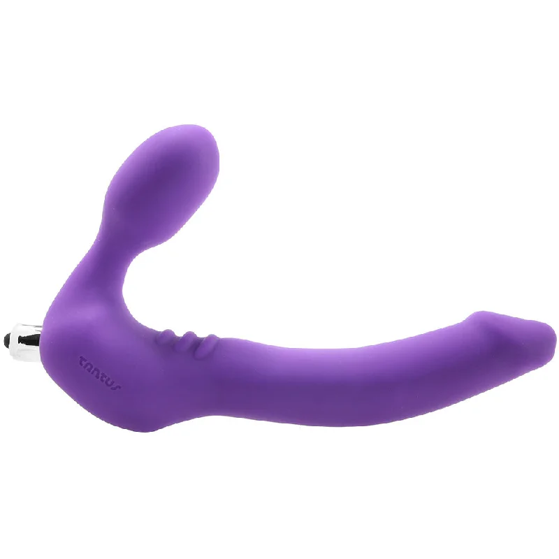 advanced silicone dildo-Strapless Original Double Vibrating Dildo in Violet