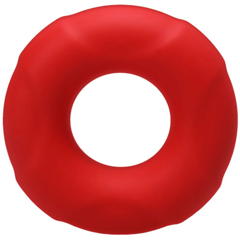 cock ring for deep pleasure-Buoy C-Ring Medium Crimson