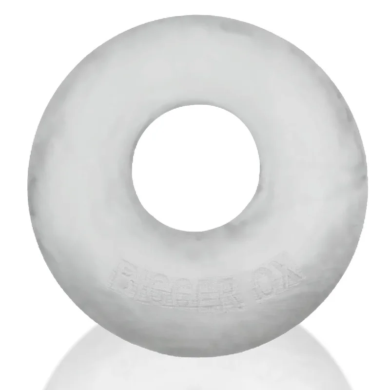 best cock ring for beginners-Oxballs Bigger OX Thicker Bulge Maker Super Mega Stretch Cock Ring Clear Ice