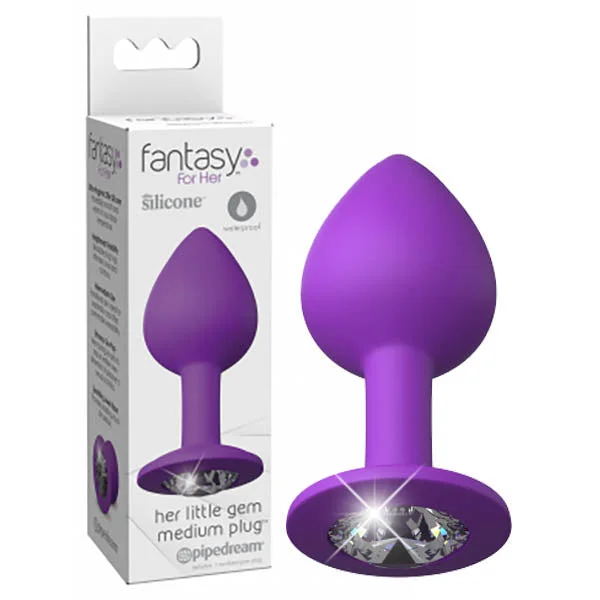 Anal toys with fun finish-Fantasy For Her Little Gem Medium Butt Plug