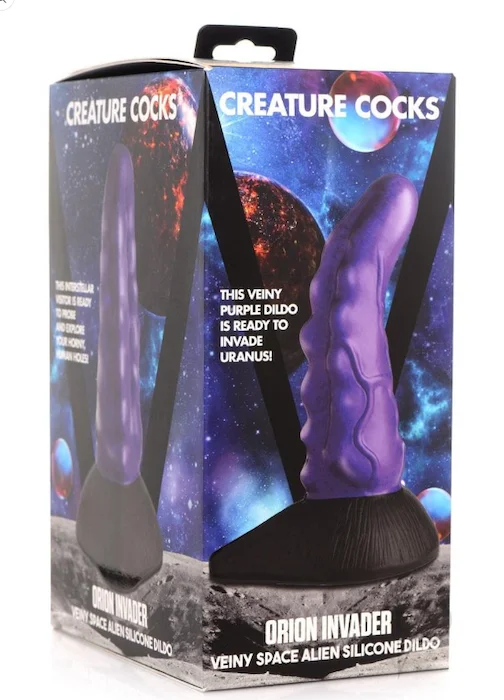 glass small dildo-Creature Cocks ''Orion Invader'' Dildo 7.25in