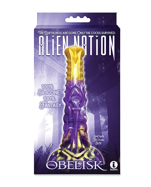 vibrating ribbed dildo-Alien Nation Obelisk