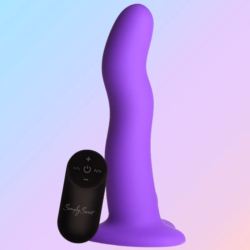 hollow strap-on dildo-21x Vibrating Wavy Silicone Dildo