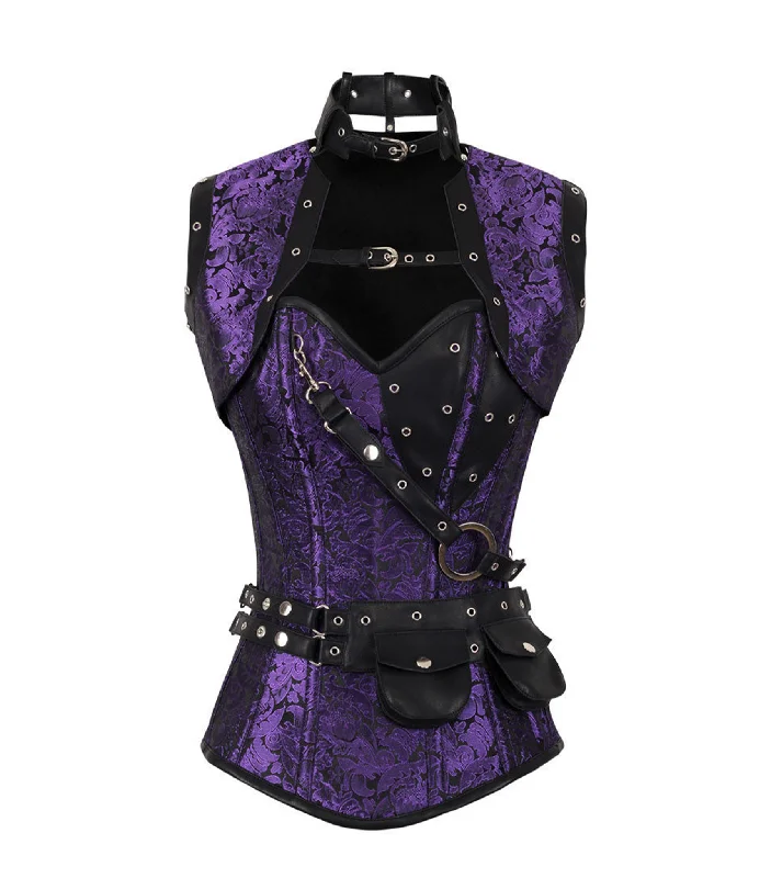 corset dress for gala night-Brocade Overbust Corset