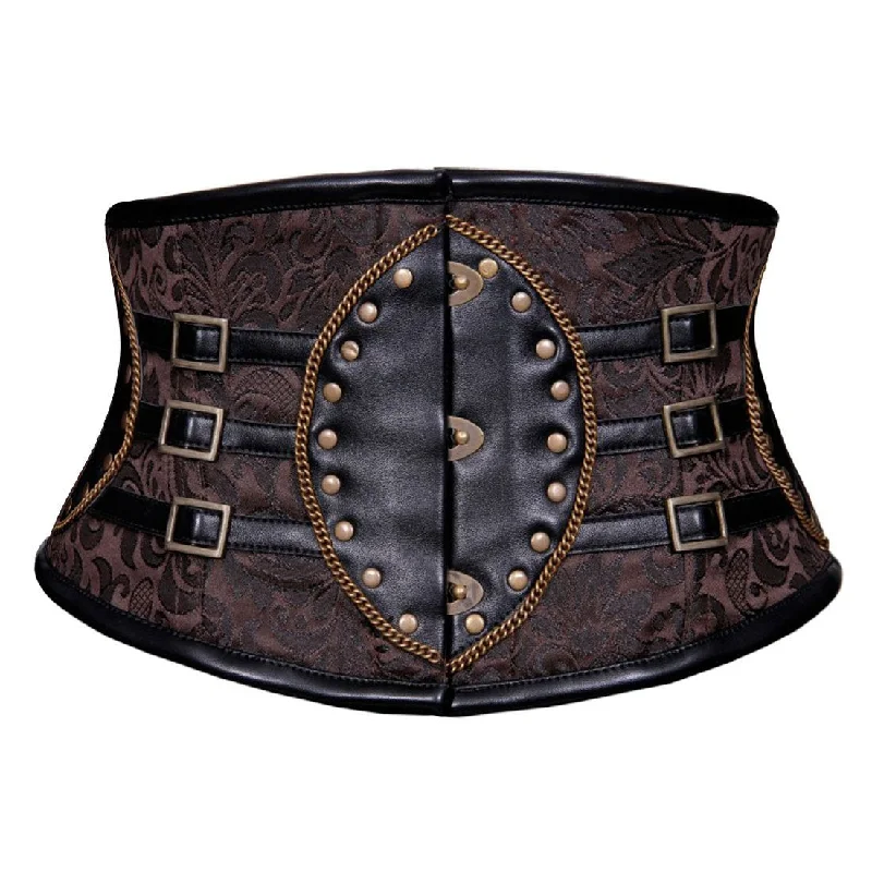 corset with side ties-Sanaa Steampunk Corset Belt