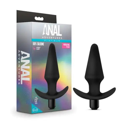 Anal toys for playful moments-Blush Anal Adventures Platinum Silicone Vibrating Plug