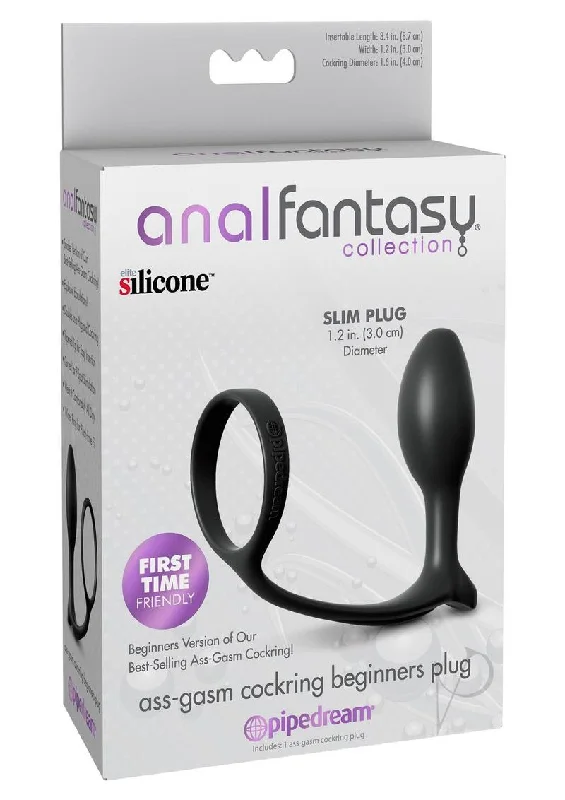 Anal toys for intimate discovery-Afc Ass Gasm Cock Ring Beginner Plug