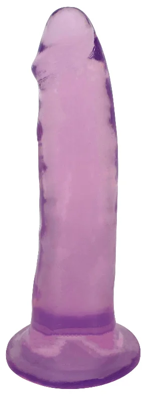 silicone USB-charged dildo-7 Inch Slim Stick Grape Ice Dildo