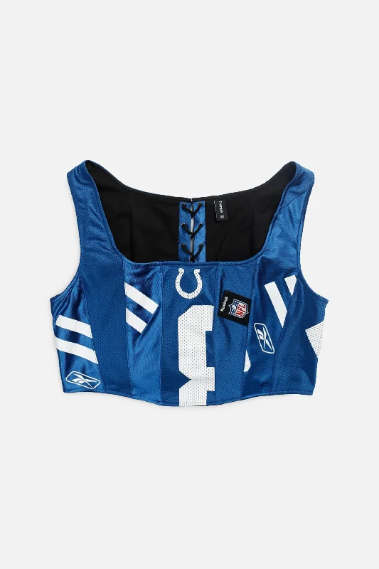 corset underbust for posture-Rework Indianapolis Colts NFL Corset - XXL