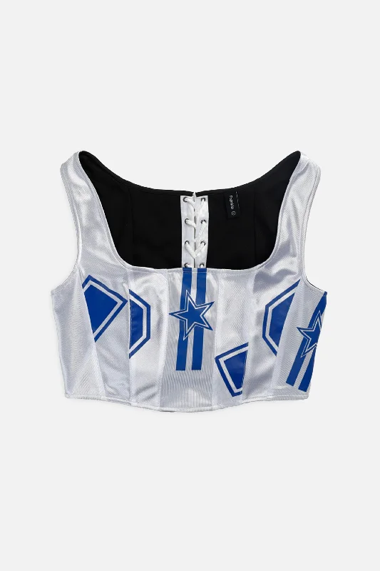 corset for stage performance-Rework Dallas Cowboys NFL Corset - L