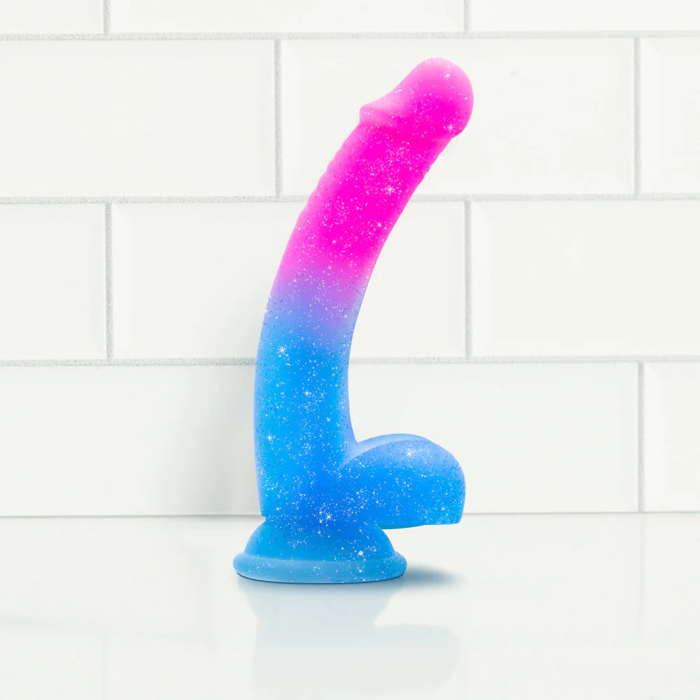 purple thin dildo-Avant Chasing Sunsets Mermaid: Artisan 8 Inch Dildo with Suction Cup Base