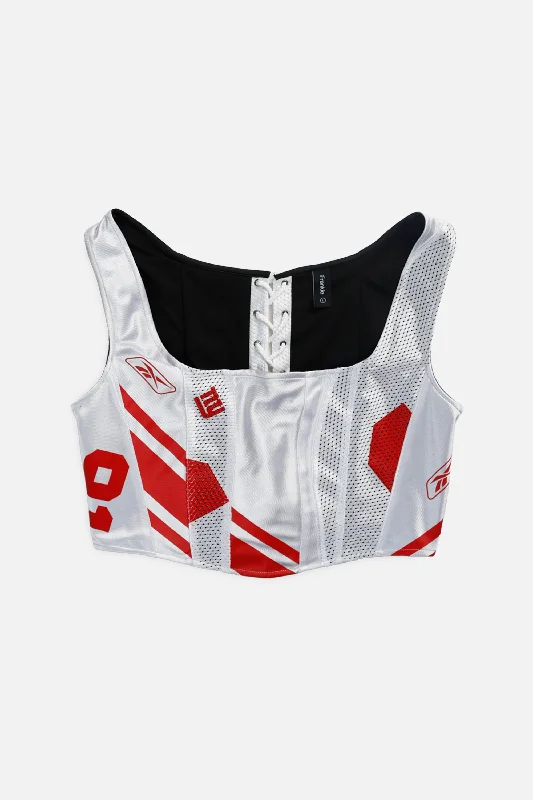 corset for slim waist-Rework NY Giants NFL Corset - L