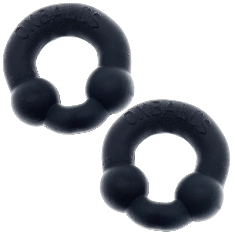 cock ring for solo joy-Oxballs Ultraballs Plus Silicone Cock Ring 2 Pack Special Edition Night