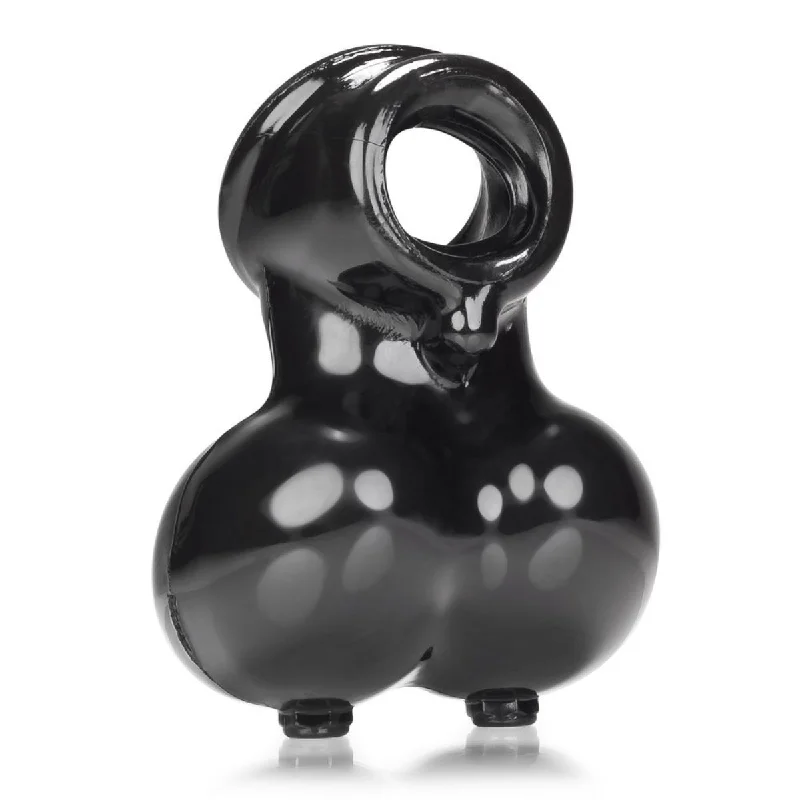 cock ring for quiet use-Oxballs Sacksling 2 Black