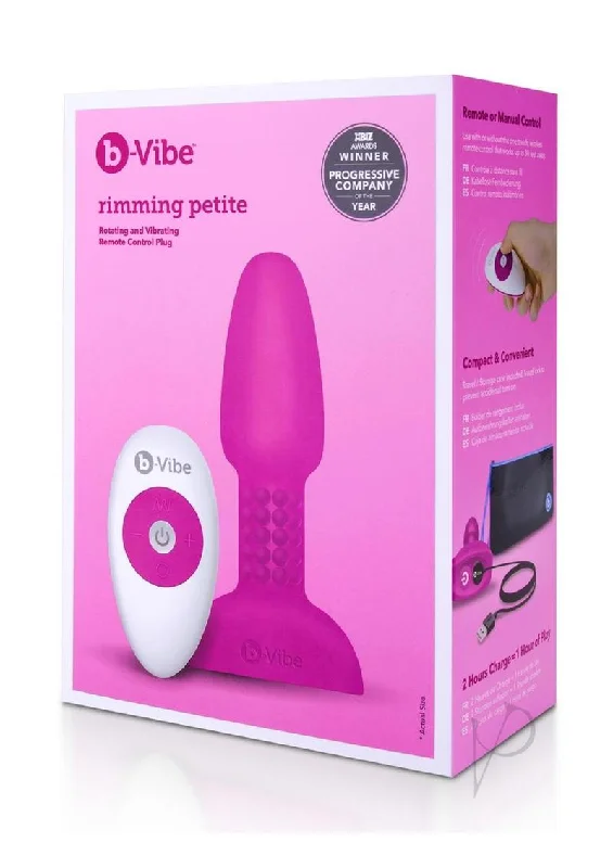 Anal toys for quick insertion-B-vibe Rimming Petite Fuchsia