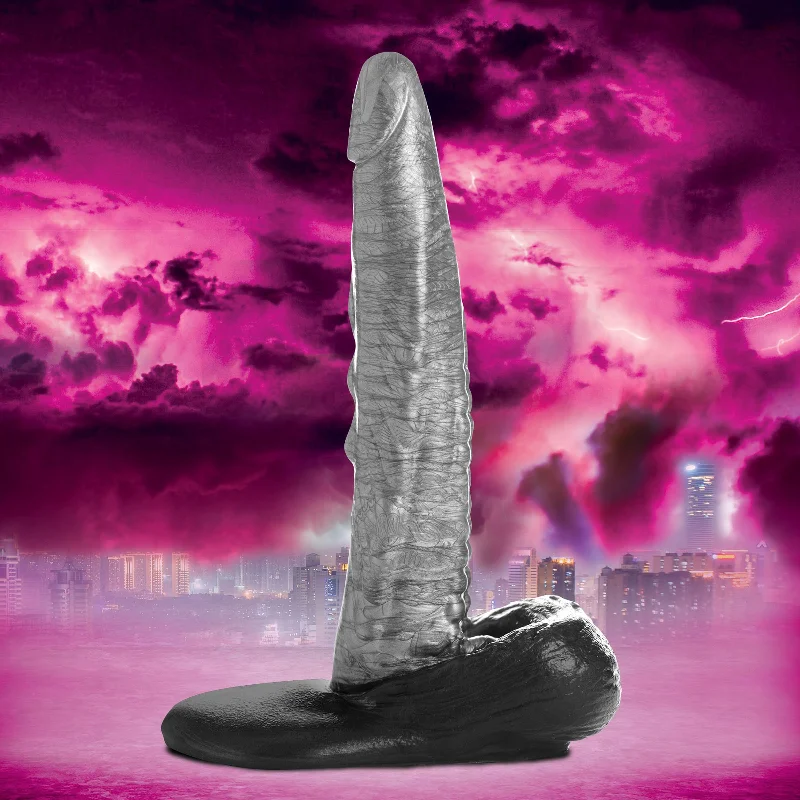 red strap-on dildo-The Gargoyle Rock Hard Silicone Dildo