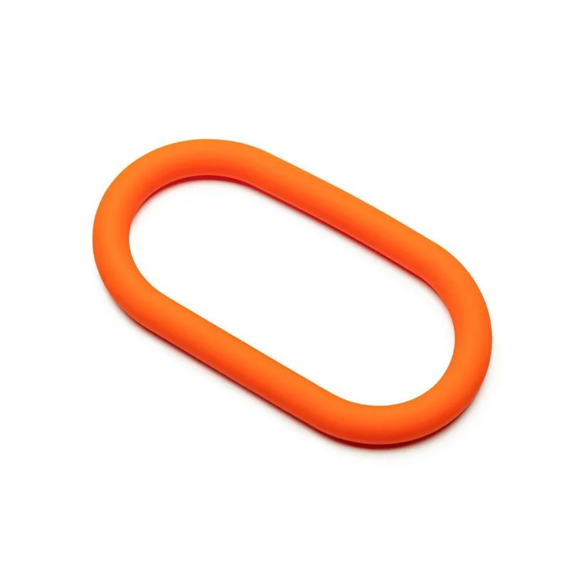 cock ring for sensual fun-Silicone Hefty Wrap Ring 229mm Orange